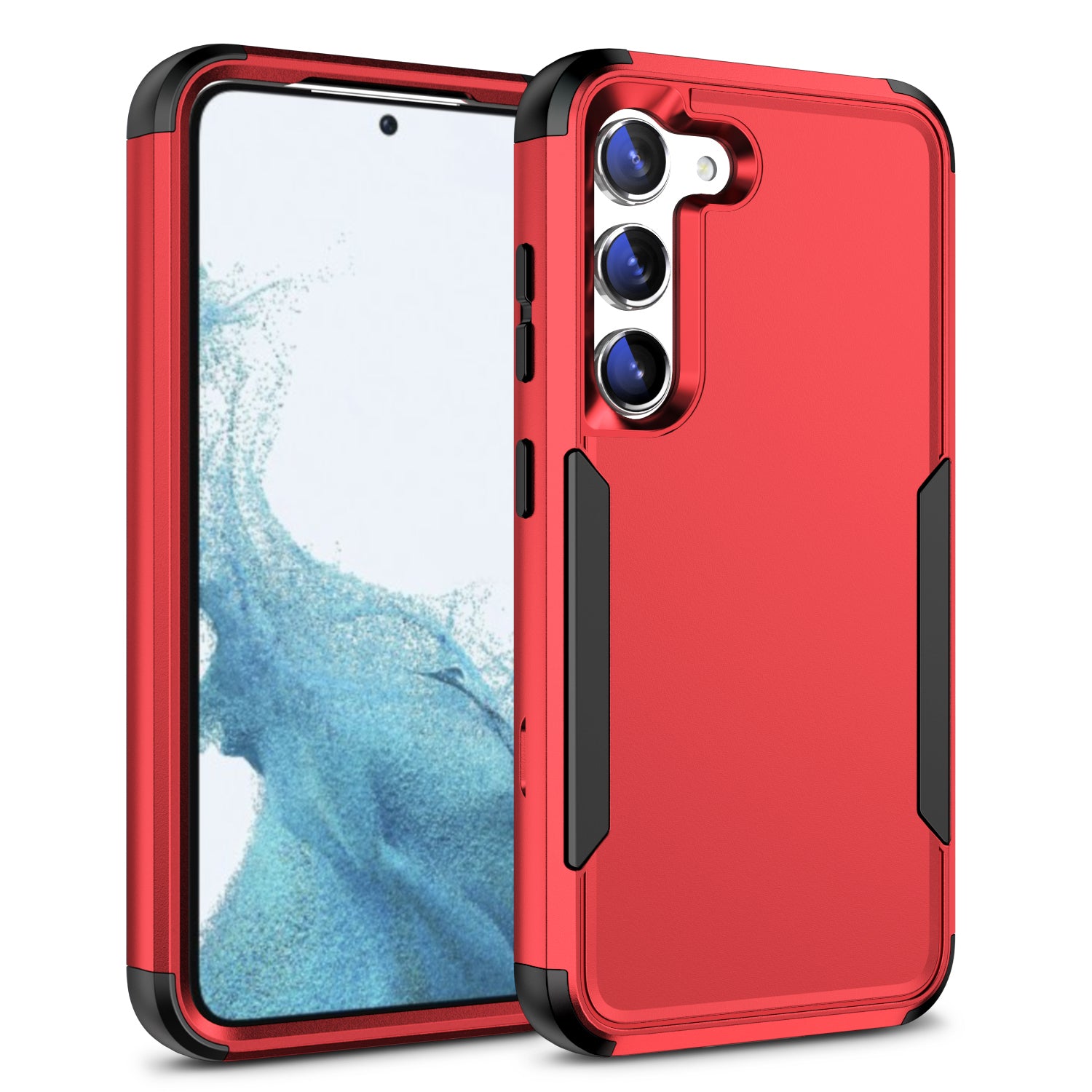 For Samsung Galaxy S23 Commuter Series 3-in-1 Phone Case TPU Hard PC Anti-scratch Mobile Phone Back Cover For Samsung Galaxy S23 Commuter Series 3-in-1 Phone Case TPU Hard PC Anti-scratch Mobile Phone Back Cover
